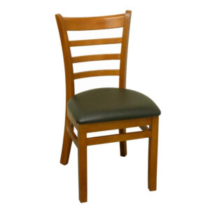 W245 wood ladder back restaurant chair