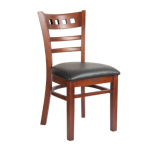 W228 Modern Restaurant made of wood furniture wooden ladder back dining chairs