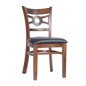 W246 Indoor carved wood chairs restaurant furniture wooden dining chair